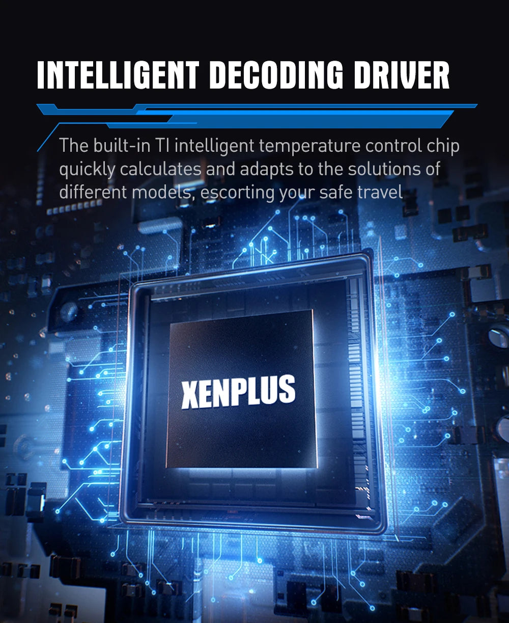 Xenplus LP39 Bi Led Projector 140w 6500k Upgraded Headlights Modified Universal 3 Inch Headlight Projector Double Lamp Cup Lens