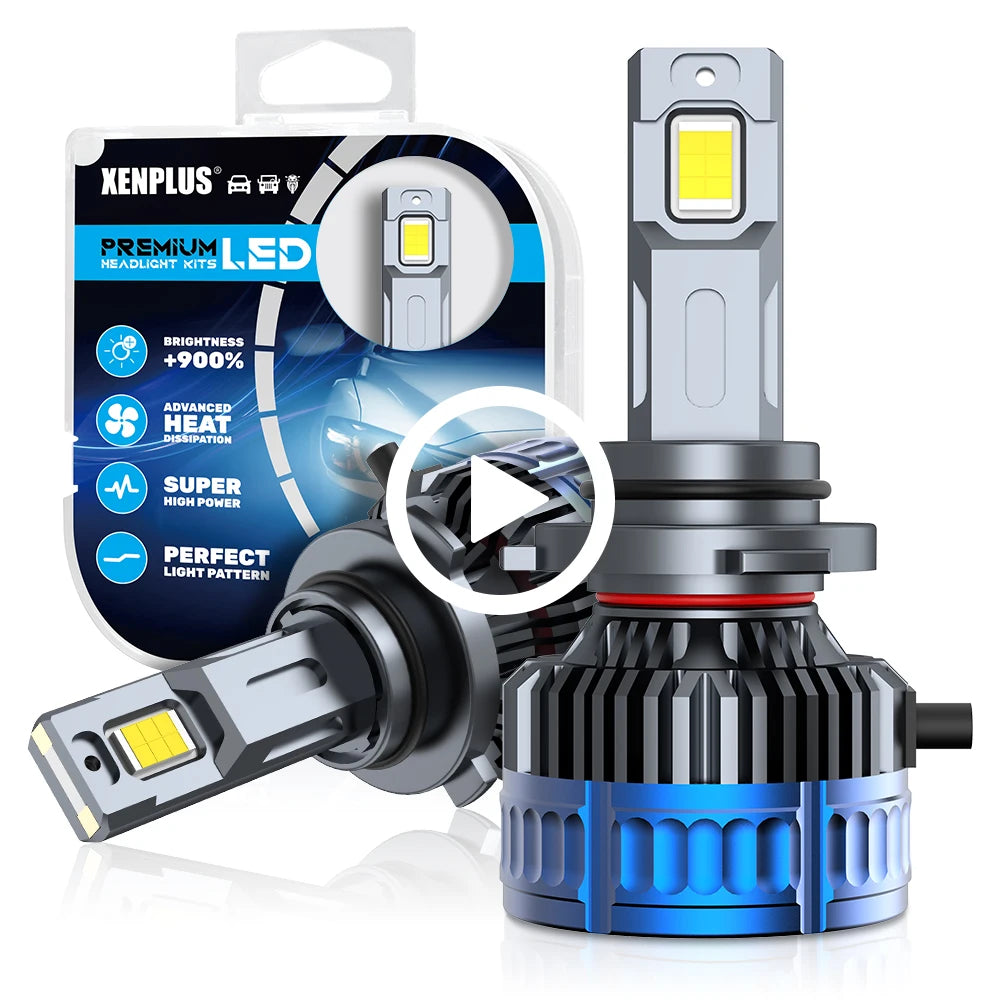 Xenplus Super Bright F66 Hb4 9006 140W 3570 Chips 40000Lm 9005 9006 Projector Car Led Headlight Bulb