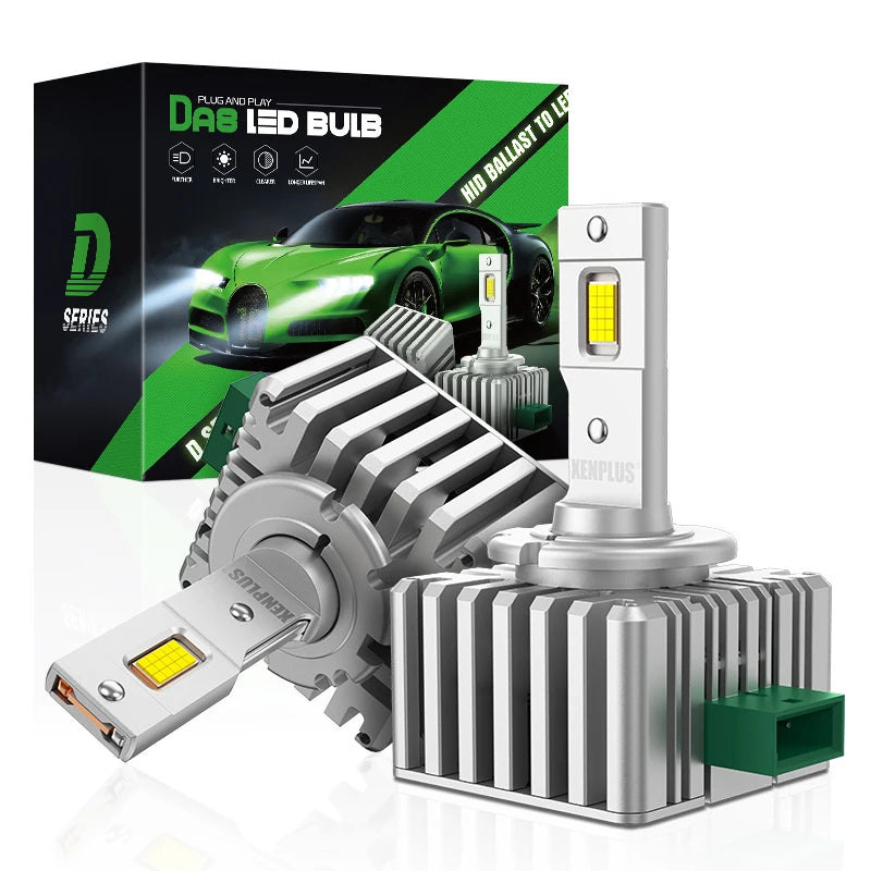 XENPLUS DA8 30000LM 6500K 15PCS Chips D1S D1R D2S D2R D3S D3R D4S D4R D5S D8S Lighting System LED Headlight Bulb