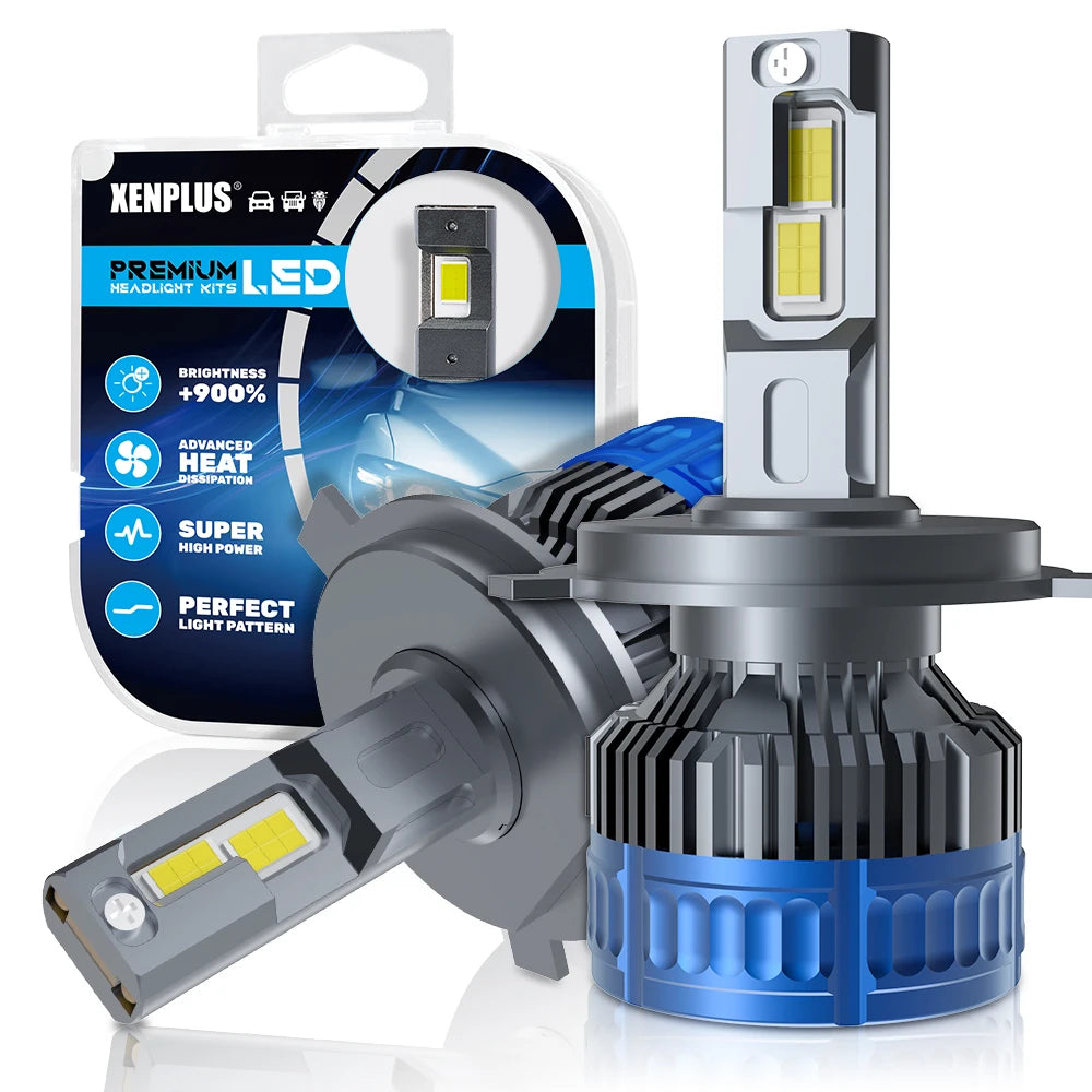 Xenplus Super Bright F66 Hb4 9006 140W 3570 Chips 40000Lm 9005 9006 Projector Car Led Headlight Bulb