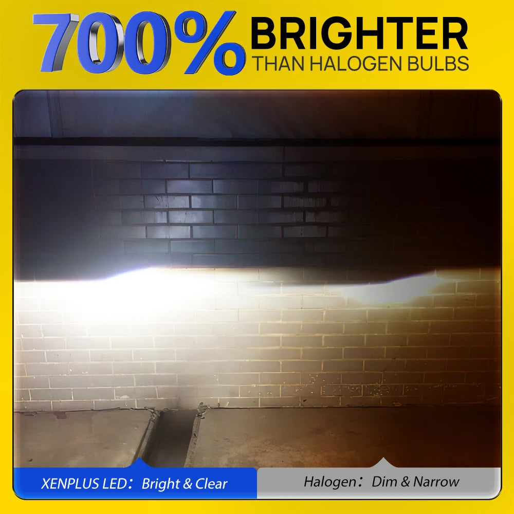 2025 Xenplus New Quick Easy Installation Plug & Play W10 Wireless H1 H4 H7 H11 9004 Car Bulb 100W 2000lumen Car Led Headlights