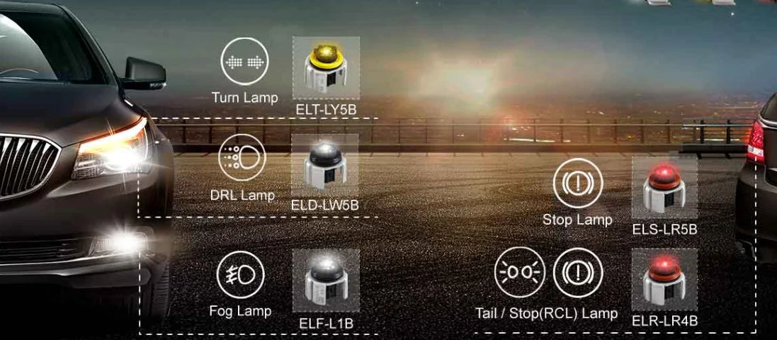 FG1 9-18V 52W 9600lm GC7535 Chip White and Yellow Color Car 9006 H11 Led Fog Light With Fan Reversing Lamp