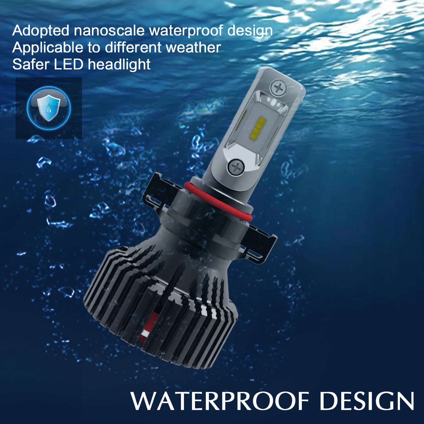 Xenplus NEW E3 H7 12V 60W 16000LM 6500K IP65 ZES Chip Single Beam Motorcycle Light Fog Light Car Led Headlight Bulbs
