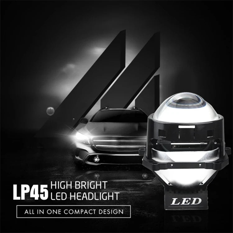 Xenplus Hot Sale High Quality LP45 60w 2.5 Inch Bi Led Lens With Universal Bracket Car Styling Modification Retrofit Headlights