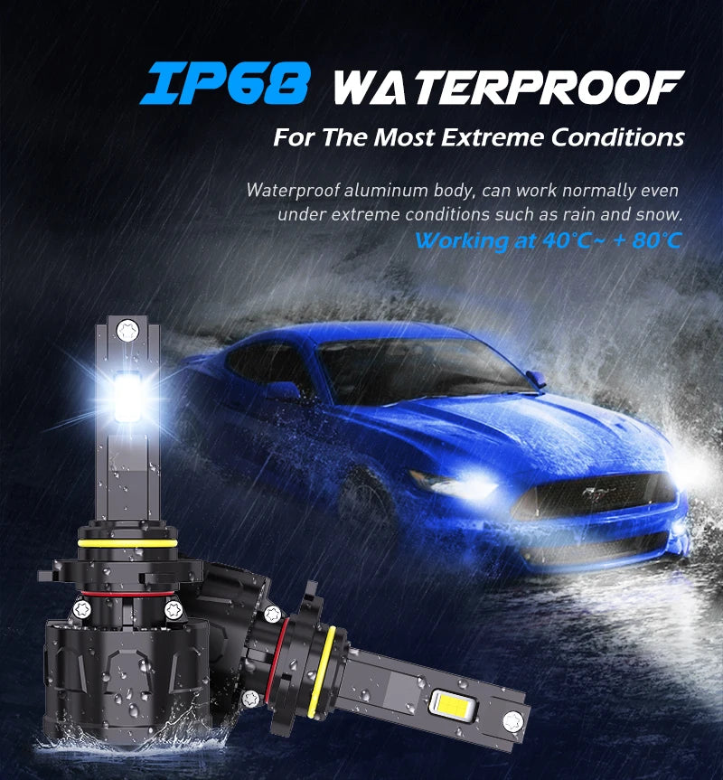 XENPLUS High Power CA4 170W 45000LM 6500K H1 H4 H7 H11 H13 9004 9005 9006 9007 9012 LED Headlights H7 Headlight Bulb