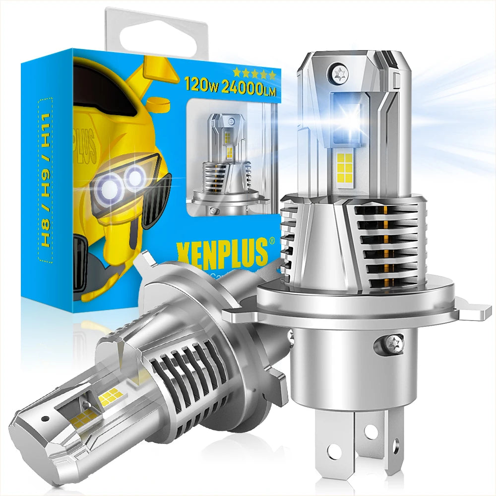 2025 Xenplus New Quick Easy Installation Plug & Play W10 Wireless H1 H4 H7 H11 9004 Car Bulb 100W 2000lumen Car Led Headlights
