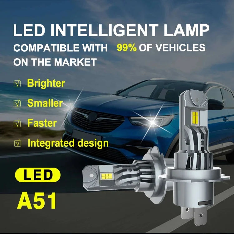 Xenplus W13 9V-36V 70W 12000lm 6500K IP65 Plug and Play Wireless H1 H4 H7 H11 9005 9006 9007 9012 880 Car Led Headlight Bulbs