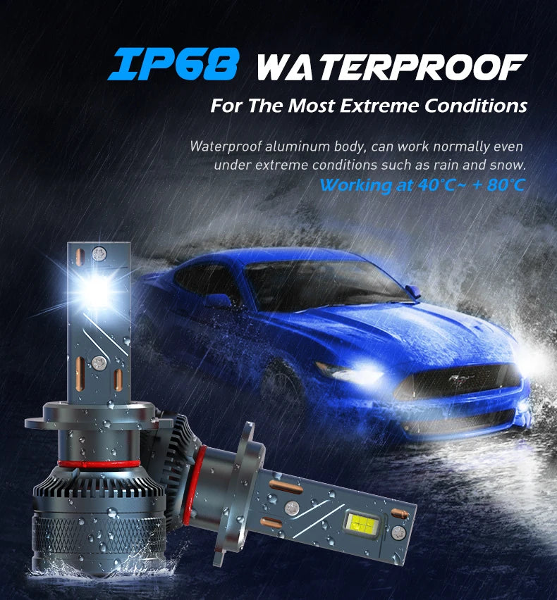 Xenplus High Power U21 130W H1 Auto Led Headlight Bulbs H7 H11 H4 Led Headlight Projector 9006 9005 Focos Led Para Automovile