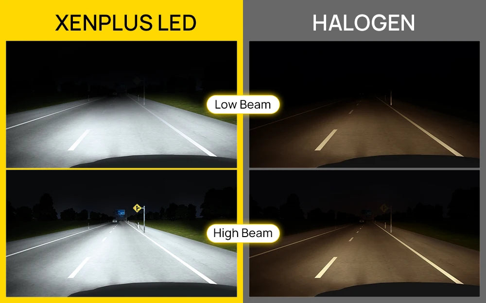 2025 Xenplus New Quick Easy Installation Plug & Play W10 Wireless H1 H4 H7 H11 9004 Car Bulb 100W 2000lumen Car Led Headlights