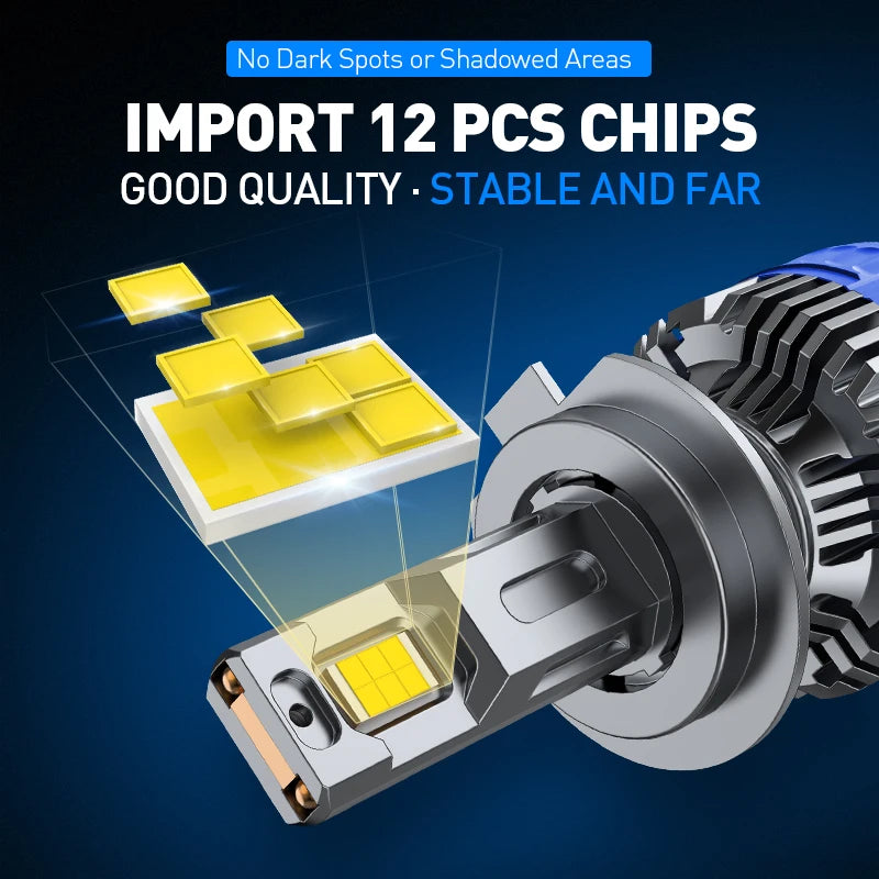 XENPLUS Wholesale Price 360 Degree 140W NEW F66 H1 H3 H4 H7 H11 Led H13 9004 9005 9006 9007 9012 48000LM 6000K
