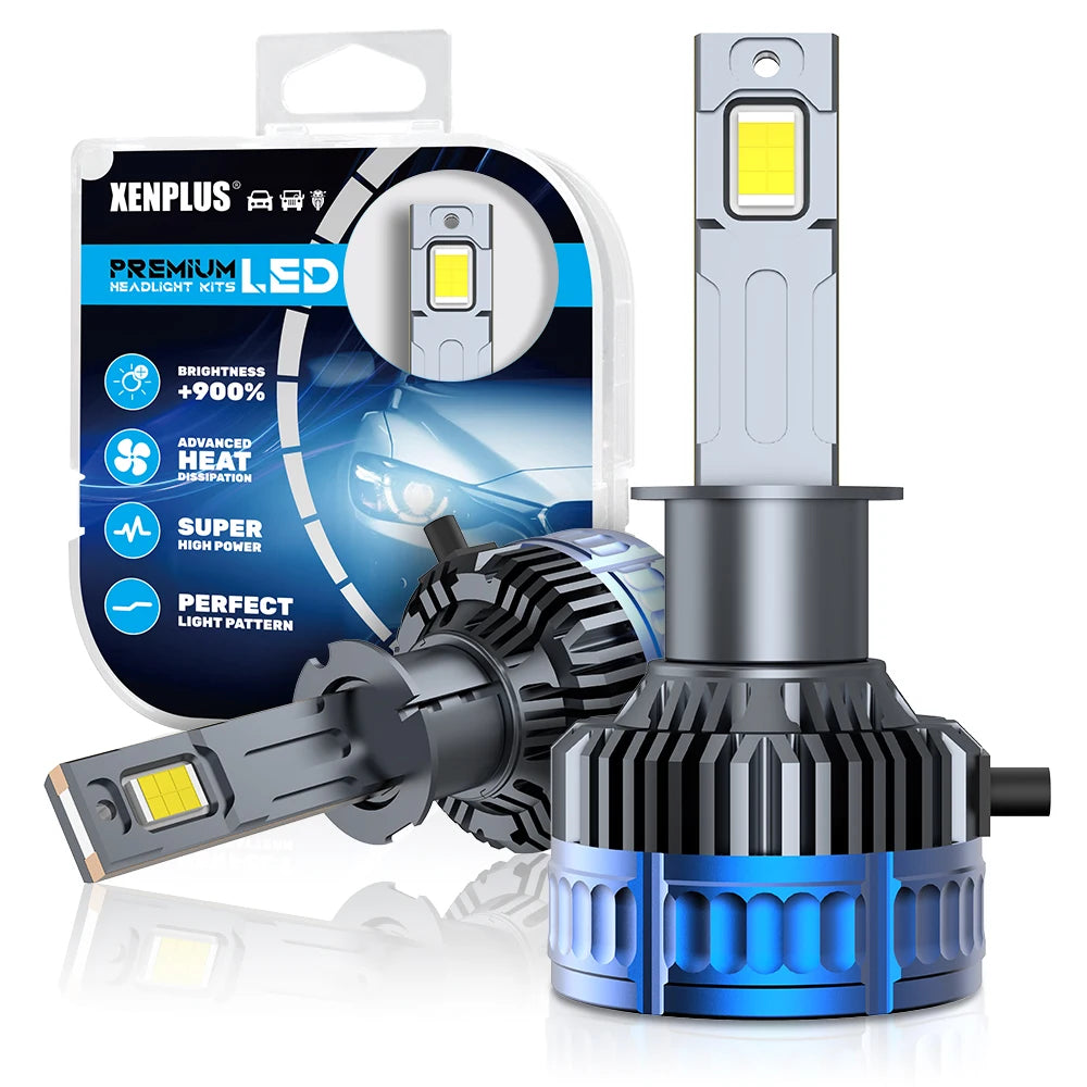 Xenplus Super Bright F66 Hb4 9006 140W 3570 Chips 40000Lm 9005 9006 Projector Car Led Headlight Bulb