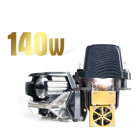 140W 6000K 3 Inch Lens Easy Install Strong Stability Increases Original Car Lighting Brightness 3 Times 4-5 Lanes Light Width