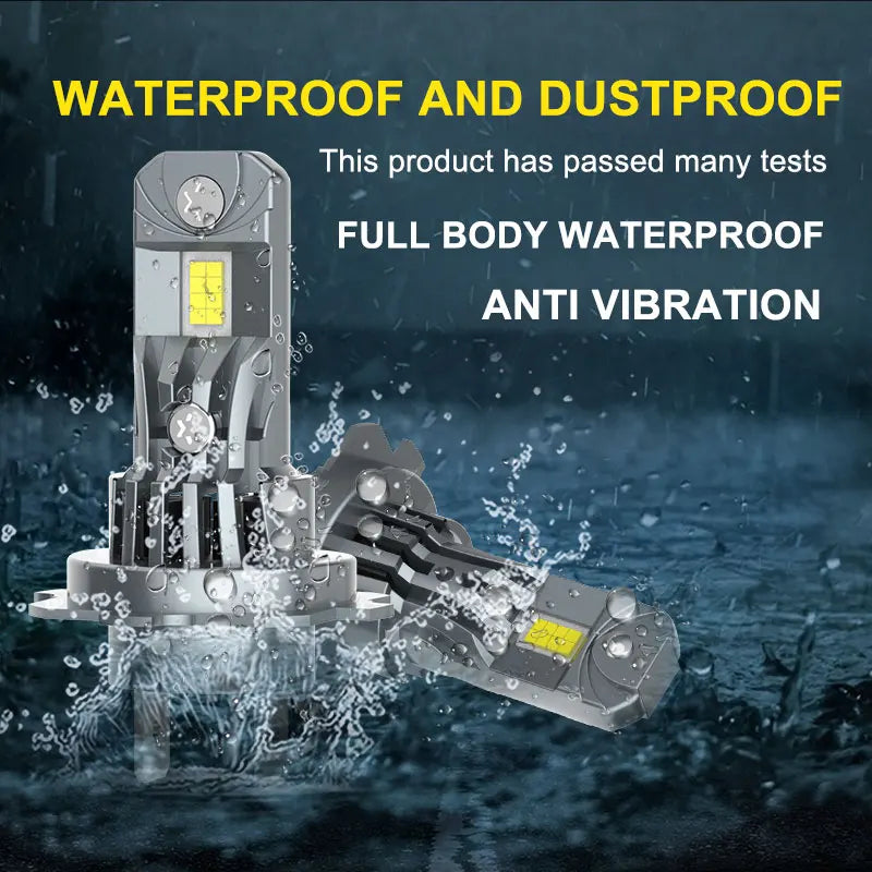 Xenplus W13 9V-36V 70W 12000lm 6500K IP65 Plug and Play Wireless H1 H4 H7 H11 9005 9006 9007 9012 880 Car Led Headlight Bulbs
