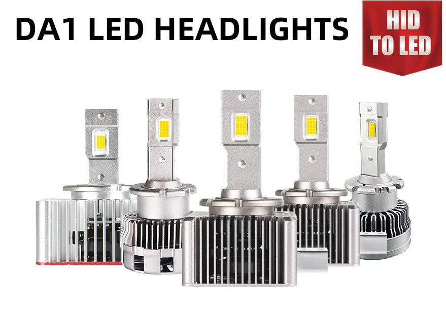 Xenplus Newest DA1 D4S D4R Upgrade 600% Bright 35W Led Headlights Conversion Kit Plug and Play To Original HID Ballast