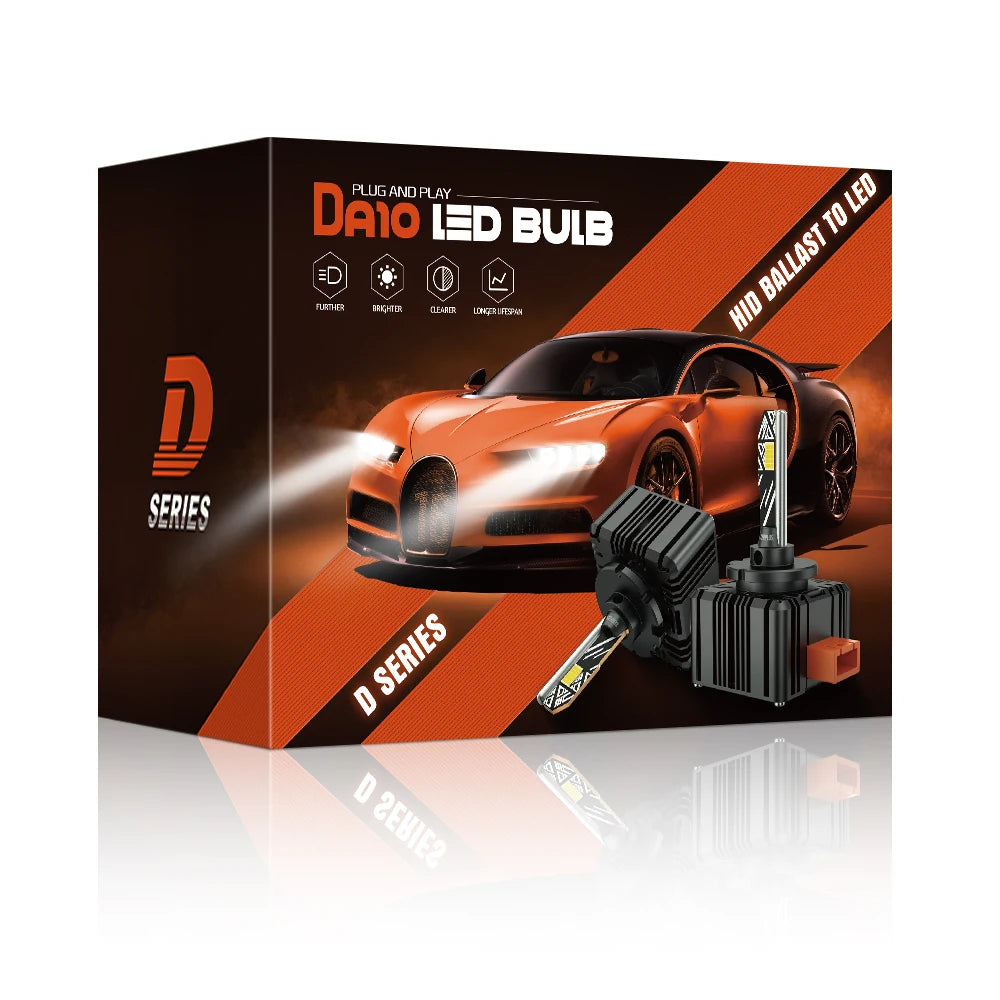 XENPLUS OEM/ODM Custom LED HEADLIGHT DA10 35W 6000k 7000k D1S D2S D3S Car Led Headlight Bulbs for Xenon HID Ballast