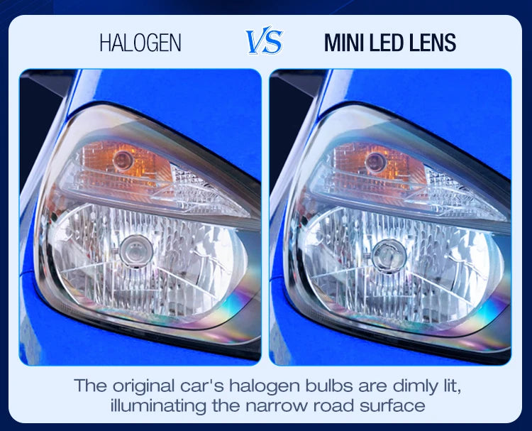 Xenplus 9~32V Low Beam 60W High Beam 70W 18000Lm Recessed Linear Led Spotlight With Anti Glare Lens Car Headlight