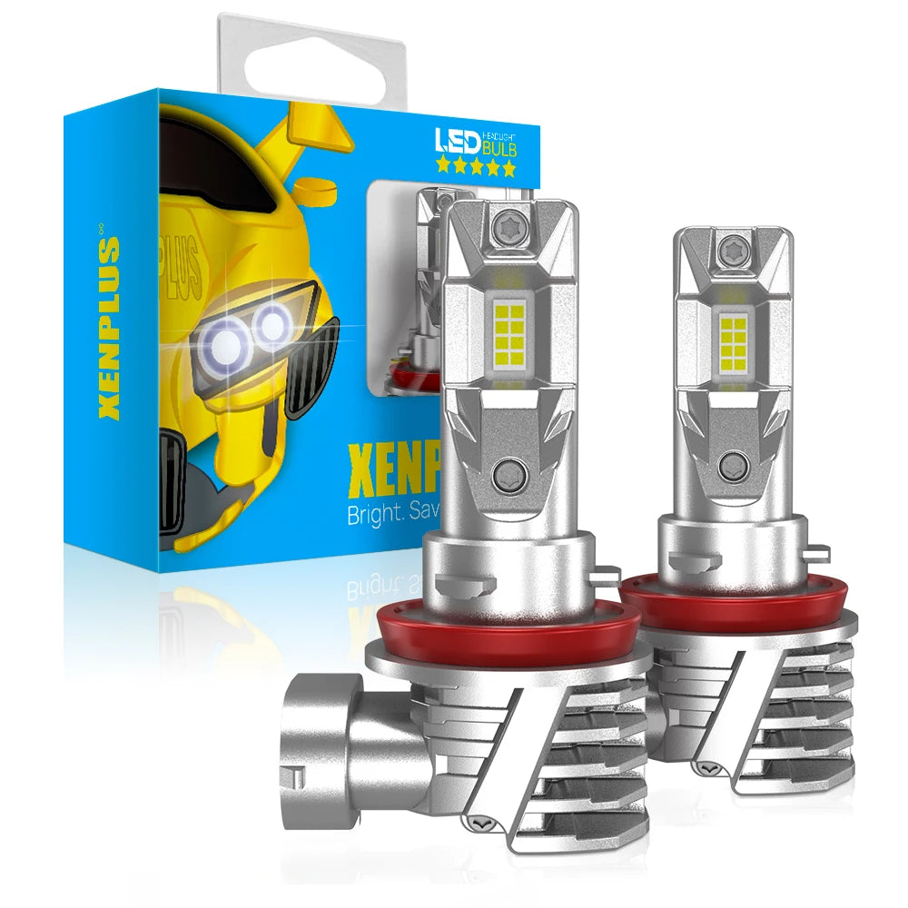 Xenplus W16 70W 20000LM 6500K 12V 7535 CHIP Plug and Play H1 H3 H4 H7 9005 9006 9012 880 H11 360 Degree CAR LED Headlights