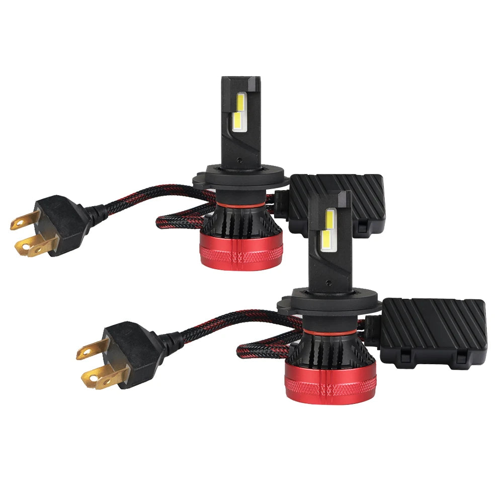 Xenplus High Power 12V 110W 24000LM 6500K G-XP Chip Dual Beam E6 H4 H7 H11 Car Led Headlight Bulbs
