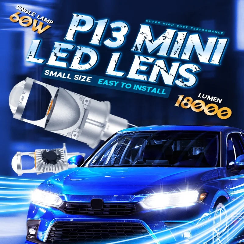 Xenplus 9~32V Low Beam 60W High Beam 70W 18000Lm Recessed Linear Led Spotlight With Anti Glare Lens Car Headlight