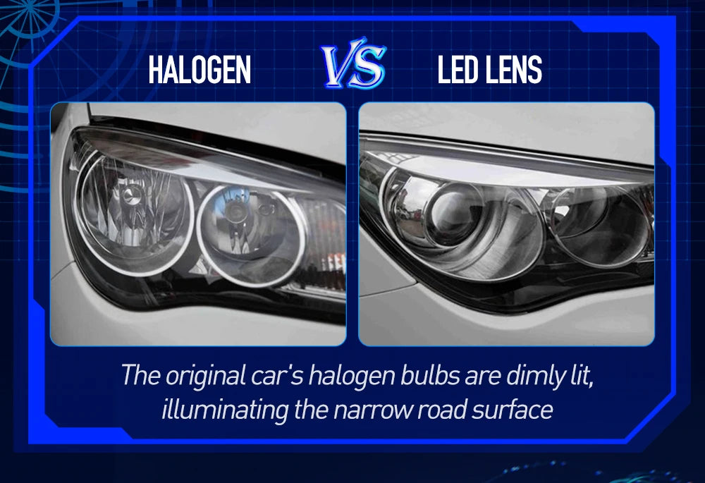 Hot Sales LP33P Super Bright H4 H7 H11 9005 9006 Car Lamp Projector Headlight High With High Low Beam Quality 60W Led Headlights