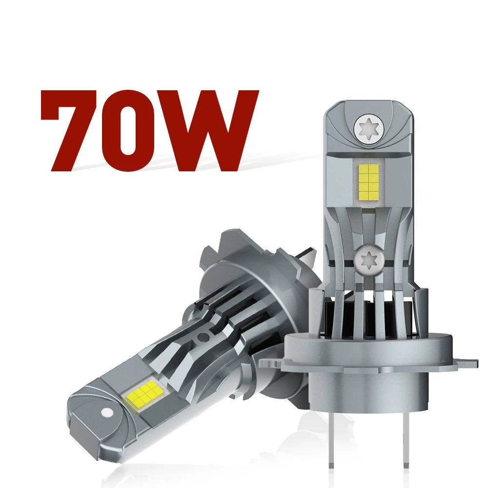 Xenplus W13 9V-36V 70W 12000lm 6500K IP65 Plug and Play Wireless H1 H4 H7 H11 9005 9006 9007 9012 880 Car Led Headlight Bulbs