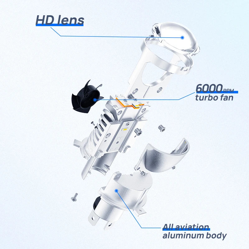 Xenplus 9~32V Low Beam 60W High Beam 70W 18000Lm Recessed Linear Led Spotlight With Anti Glare Lens Car Headlight