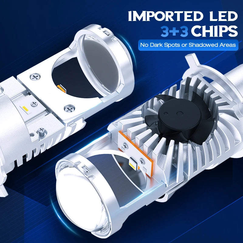 Xenplus 9~32V Low Beam 60W High Beam 70W 18000Lm Recessed Linear Led Spotlight With Anti Glare Lens Car Headlight