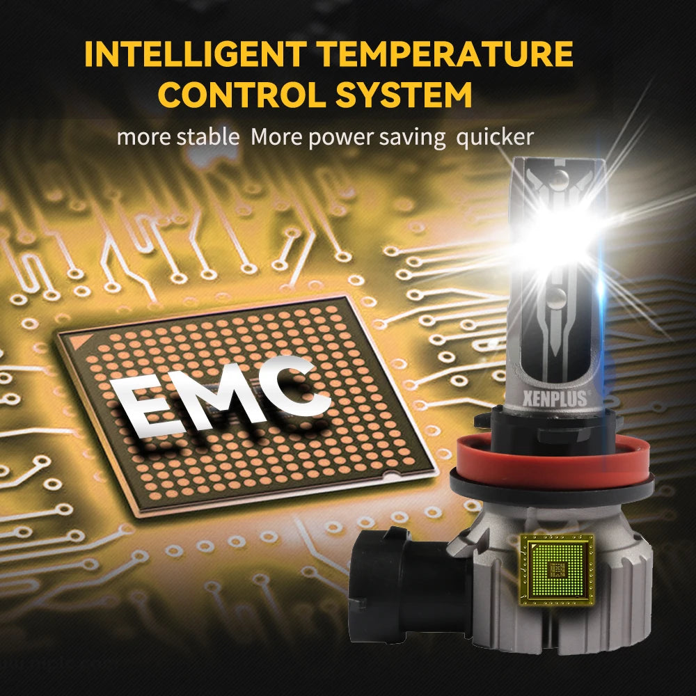 Xenplus 880 Led Fog Light Bulb H1 H7 H8 HB4 H13 Led Headlight 6000K Waterproof 50W 360-degree Led Car Headlight