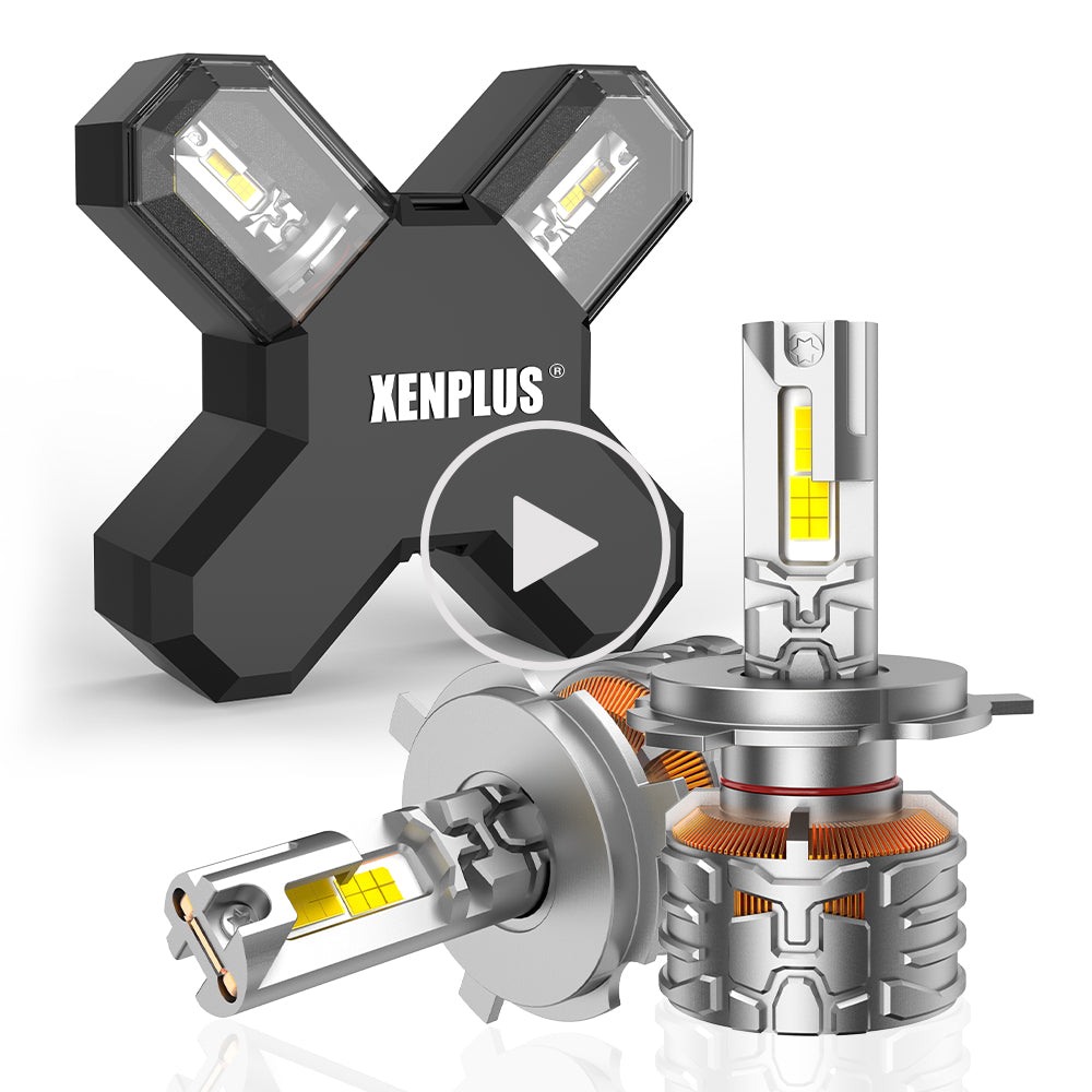 Xenplus X1 240w 50000lm Led Headlight Bulb Auto Lighting System High Low Beam Led Car Headlights Bulb H4 H7 H1 H3 H11 9005 9006