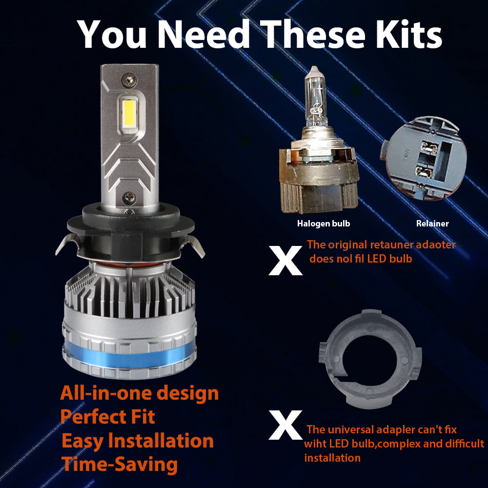 XENPLU LED HEADLIGHT F65 65W H1 H3 H4 H7 H11 H13 9004 9005 9006 9007 881 880 9012