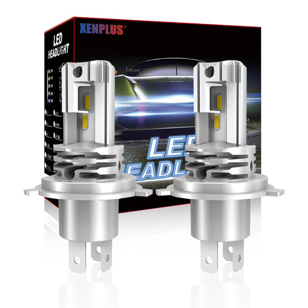 Xenplus LED Headlight W series W3 H4 H11 9005 9006 50W 6000LM fanless CSP Led Chip Motorcycle bulb