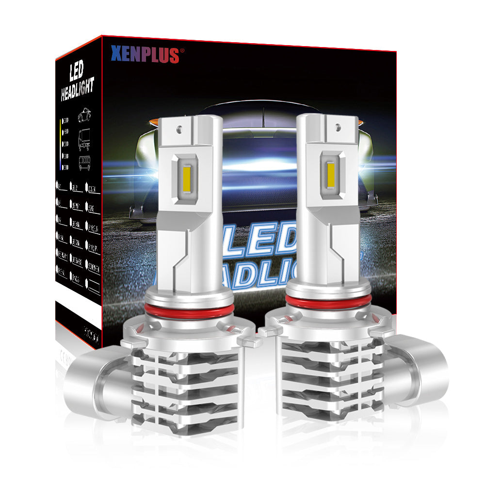 Xenplus LED Headlight W series W3 H4 H11 9005 9006 50W 6000LM fanless CSP Led Chip Motorcycle bulb