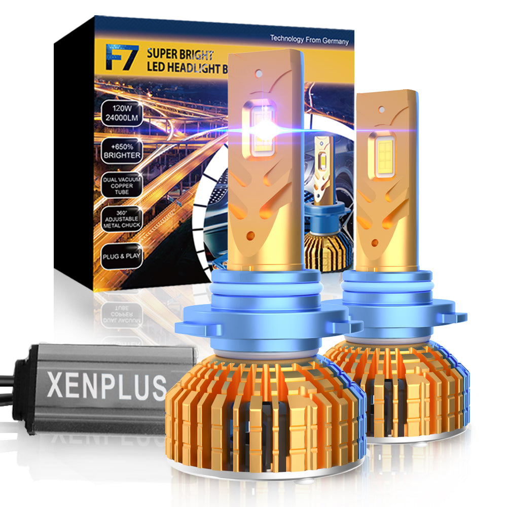 XENPLUS LED Headlight F Series F7 Hot Sell 120W 24000LM 12V 24V Car Fog Light