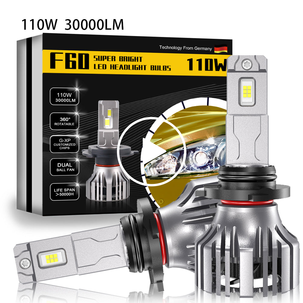 Xenplus LED Headlight F Series F60 Cheapest Price Car 110W 6500K 110W 30000LM Auto Fog Light Led Lamp