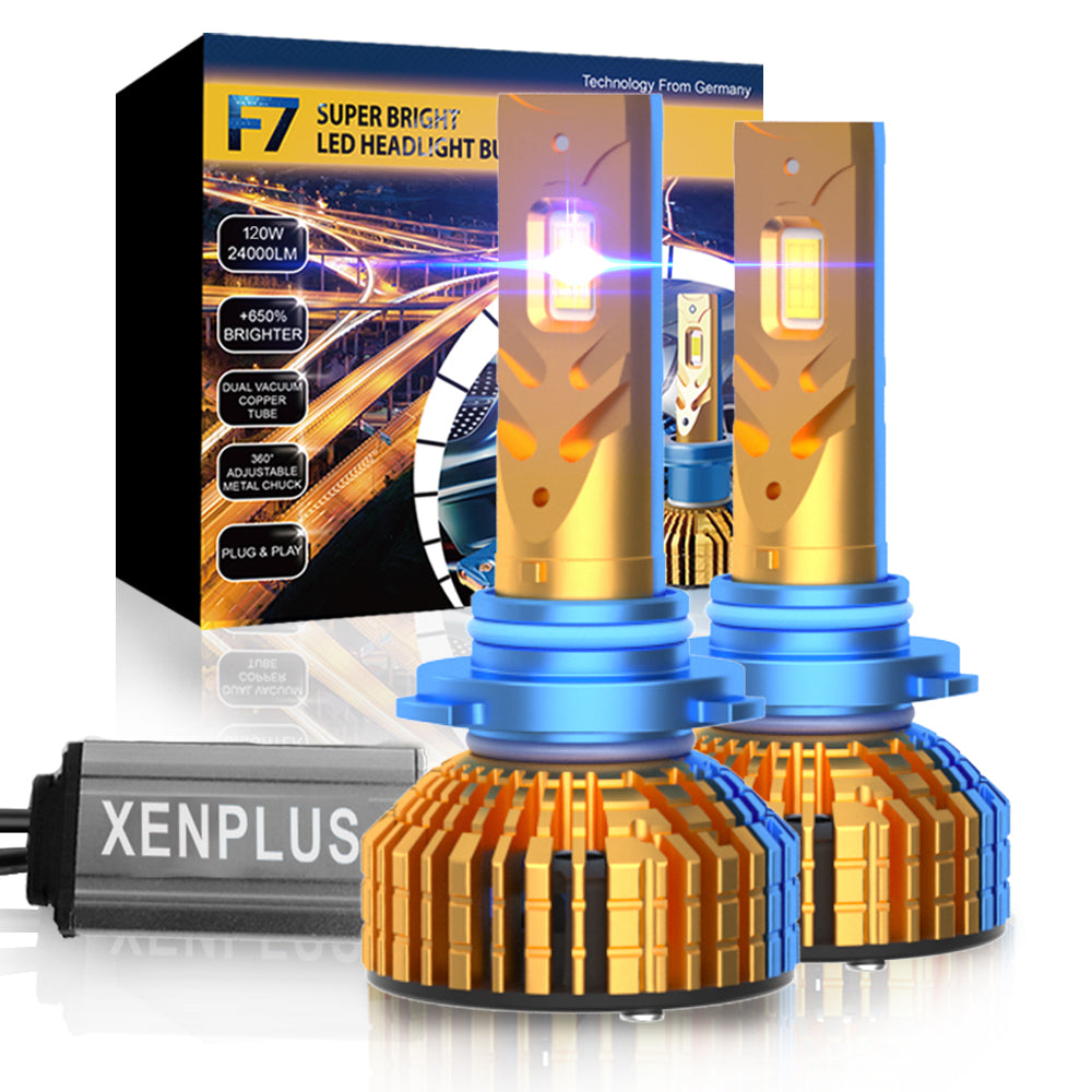 XENPLUS LED Headlight F Series F7 Hot Sell 120W 24000LM 12V 24V Car Fog Light
