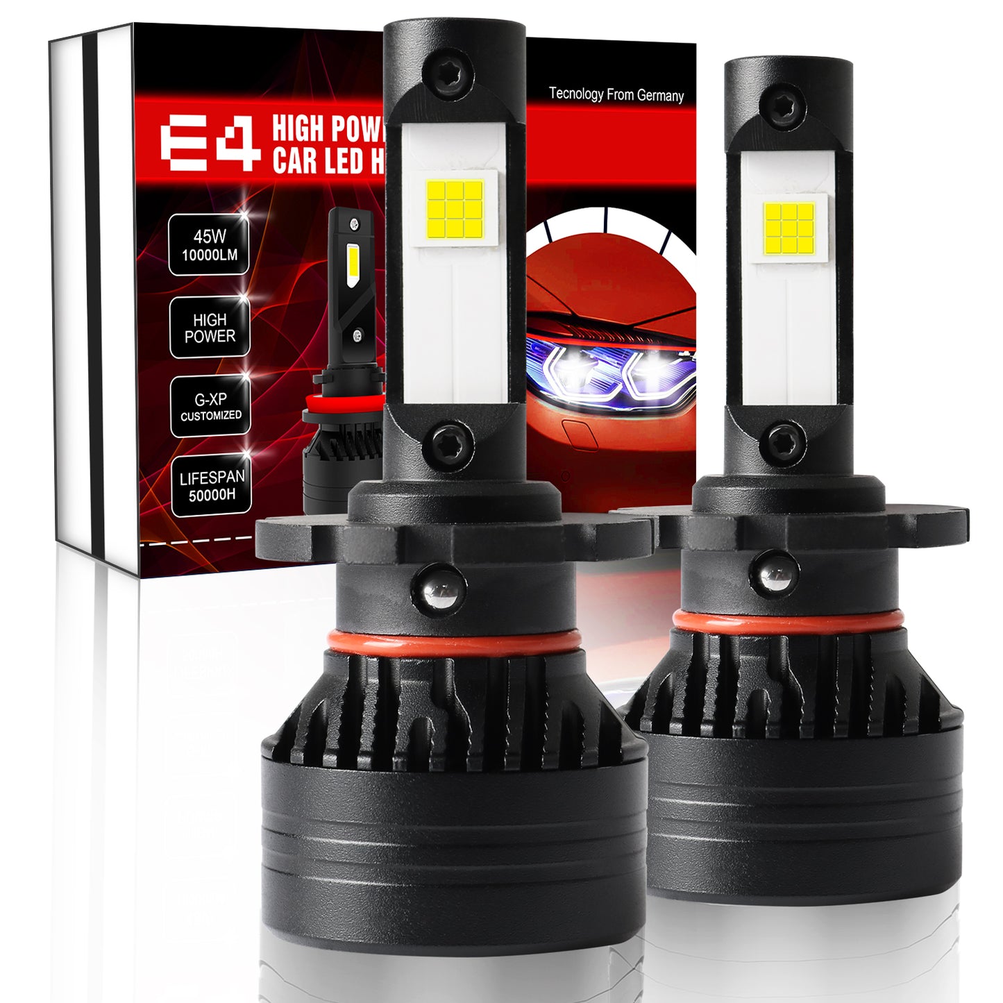 Xenplus E4 LED HEADLIGHT 90W 20000LM