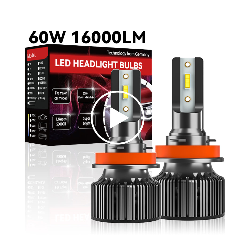 XENPLUS LED Headlight F Series F35 60W 16000LM 6000k Fog Light Car Bulbs