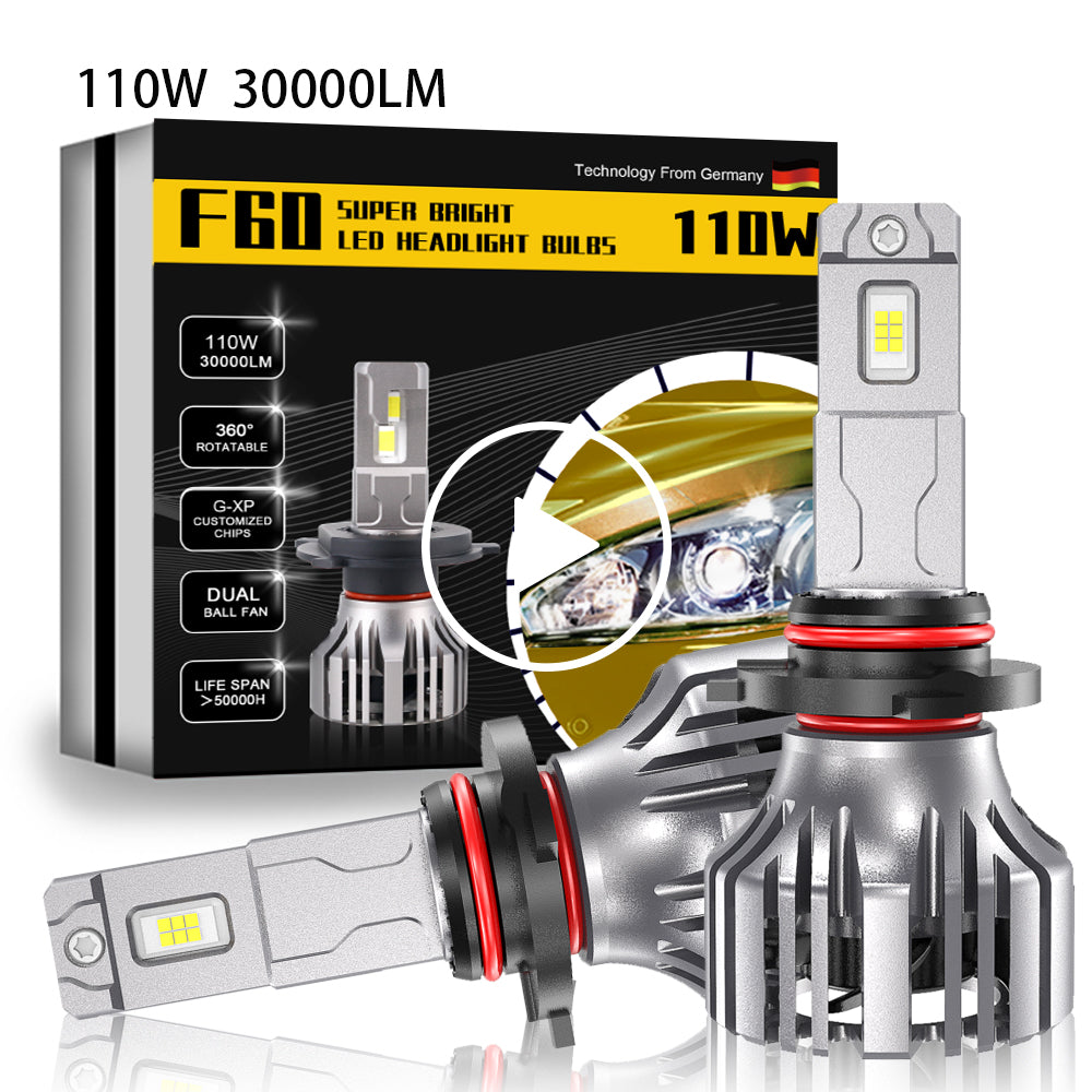 Xenplus LED Headlight F Series F60 Cheapest Price Car 110W 6500K 110W 30000LM Auto Fog Light Led Lamp