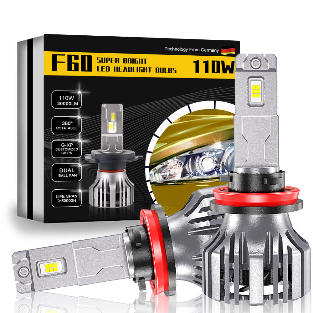 Xenplus LED Headlight F Series F60 Cheapest Price 110W 6500K 110W 30000LM Auto Fog Light Led Lamp