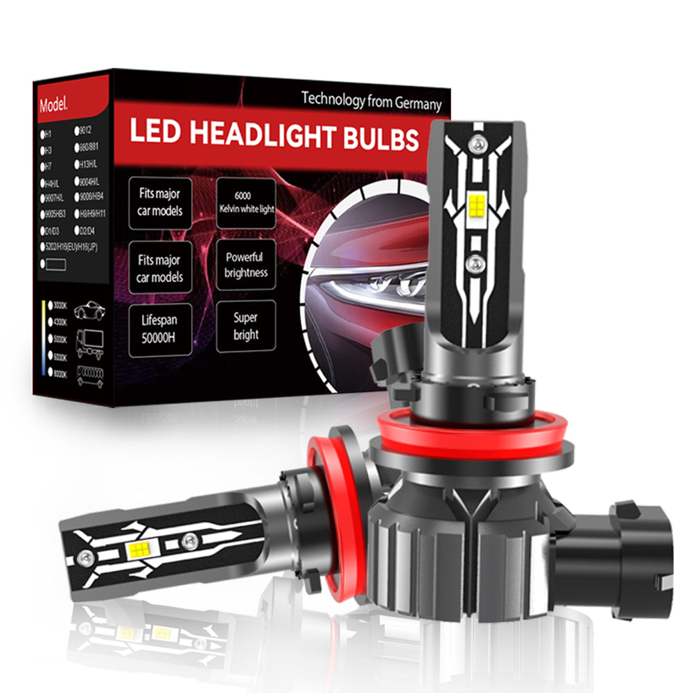 Xenplus LED HEADLIGHT W SERIES W4 50W 8000LM 6000K GC-5530 CHIPS Plug and Play motorcycle bulb