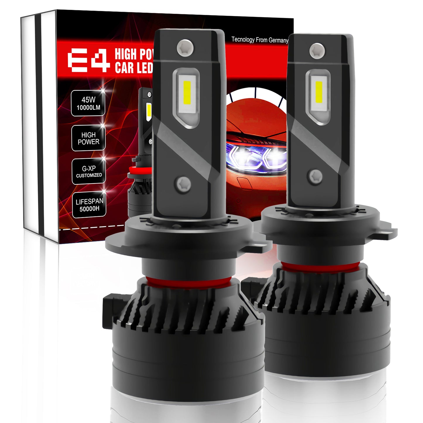 Xenplus E4 LED HEADLIGHT 90W 20000LM