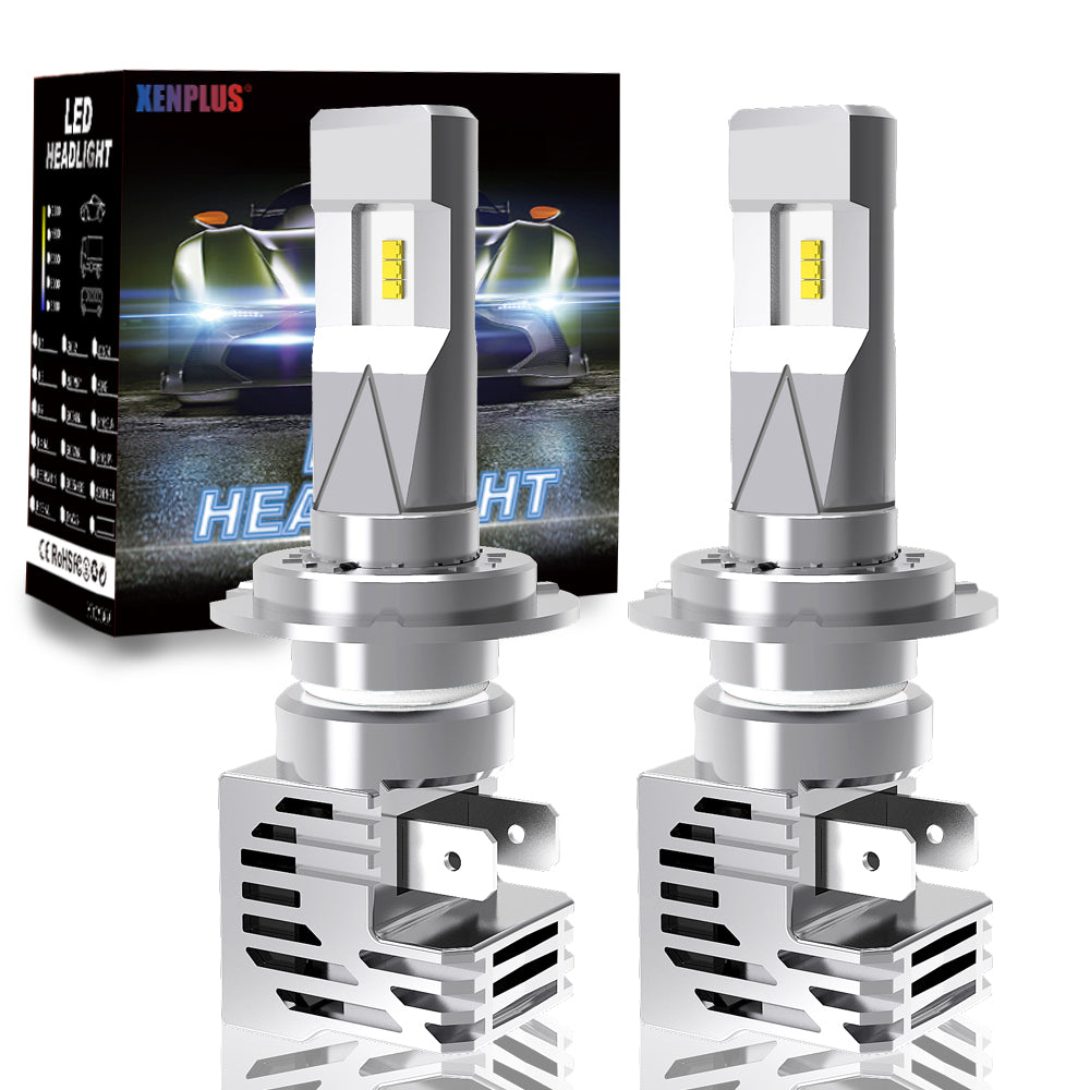 XENPLUS LED Headlight W5 W series 50W 6500LM 6500K Wireless All in One ZES CHIPS