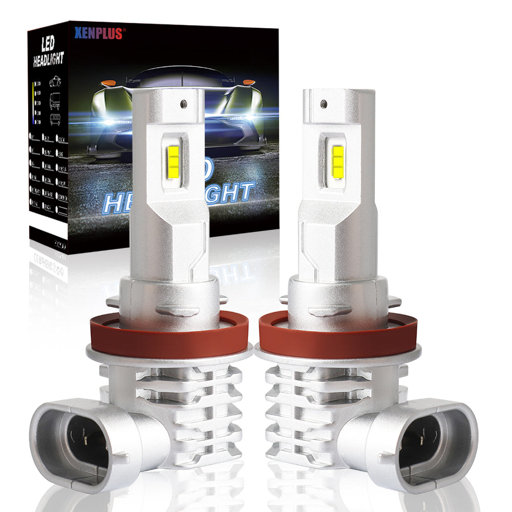 Xenplus LED Headlight W series W3 H4 H11 9005 9006 50W 6000LM fanless CSP Led Chip Motorcycle bulb