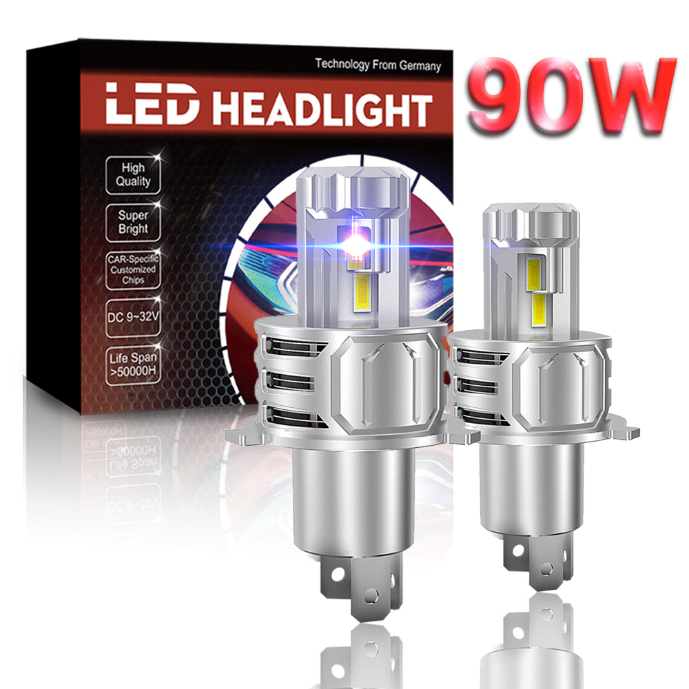 XENPLUS LED Headlight W6 W series Plug and Play 90W 10000LM 1:1 Size Fog Light