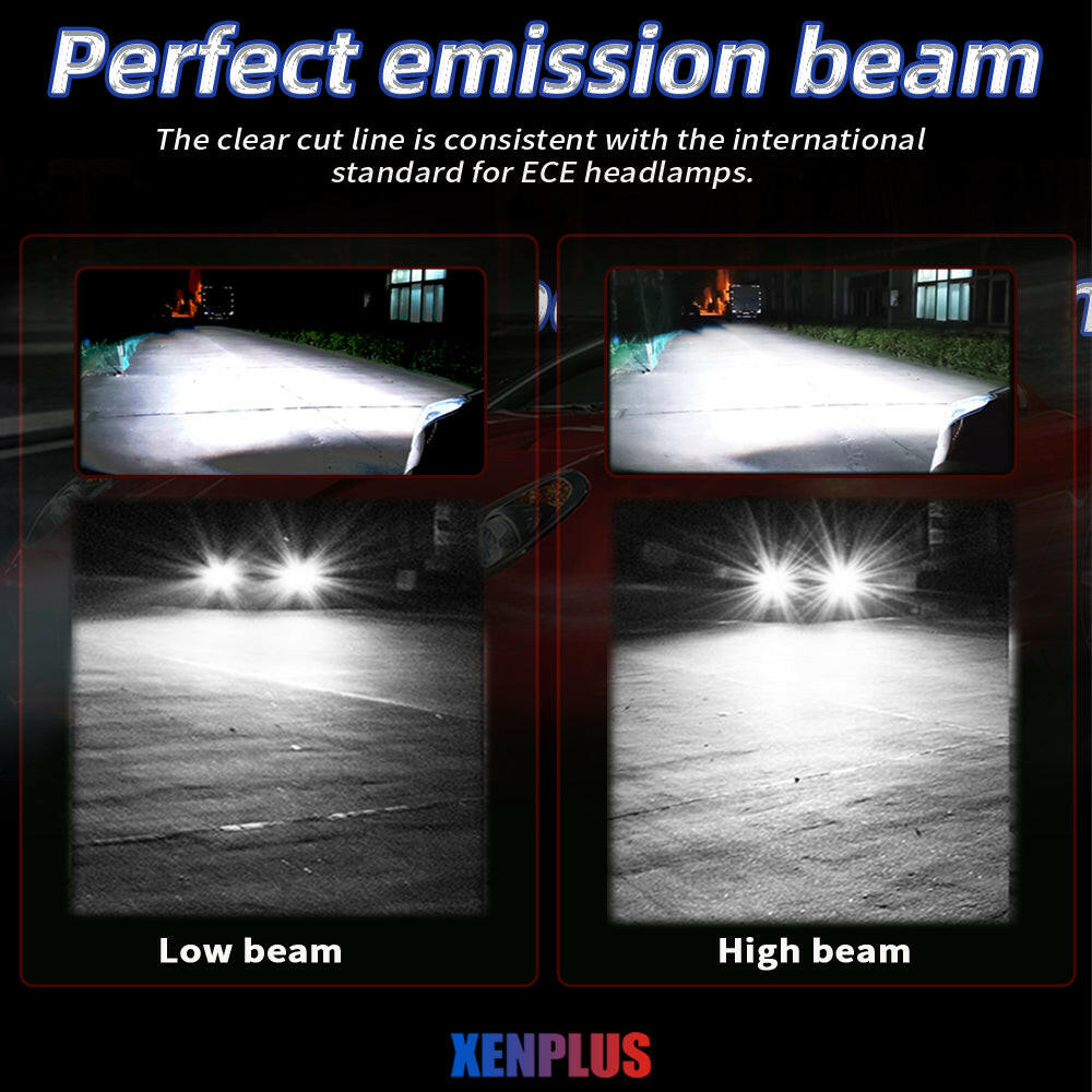 XENPLUS 2021 Newest LED Headlight Bulbs E9 Top Bright H4 H7 H11 9005 9006 Led 130W 28000LM 6500K Led Fog Lamp Motorcycle Light
