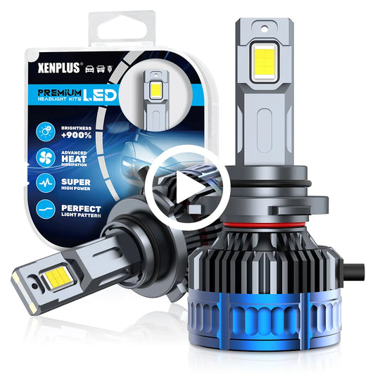 Xenplus Super Bright F66 Hb4 9006 140W 3570 Chips 40000Lm 9005 9006 Projector Car Led Headlight Bulb