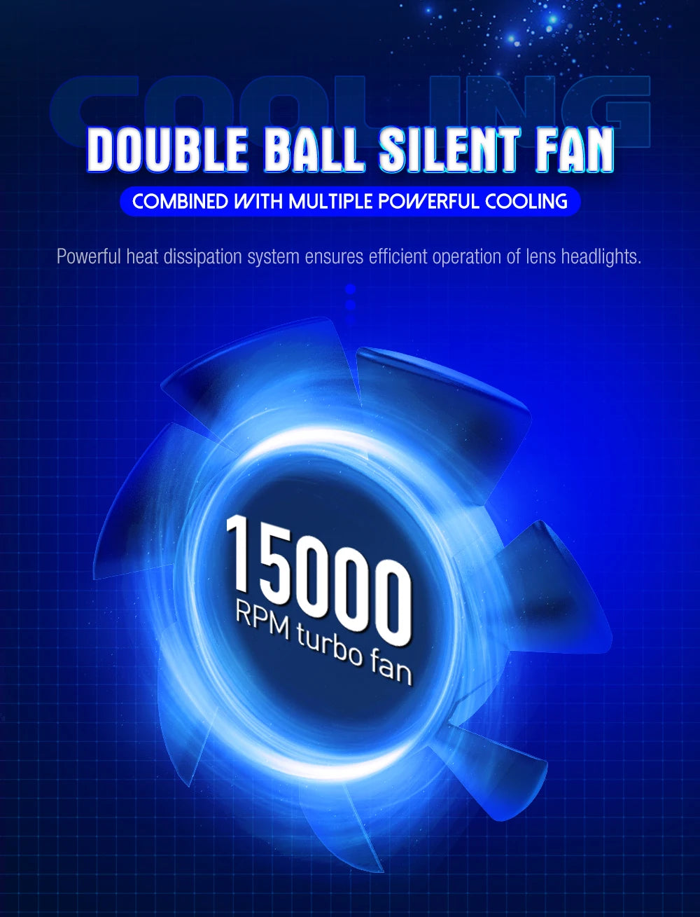 XENPLUS Custom Logo Bi Projector LP33 2.5 Inch 120W 30000LM Super Bright Bi LED Laser Projector Lens