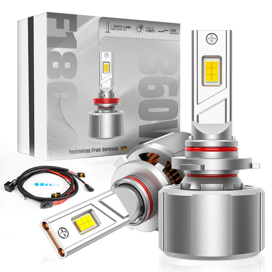 New Wholesale XENPLUS F180 Super High Power 360W 55000LM 6500K 4570 Chip H1 H7 H8 H9 H11 9005 9006 9012 Led Headlight Bulbs
