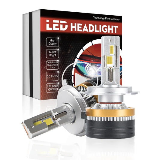 Xenplus 360w 50000lm Car Light Bulb H11 H7 Led 9006 Canbus Auto Accessories 360 12v 9007 Luces Focos Kit 9005 H4 Led Headlights