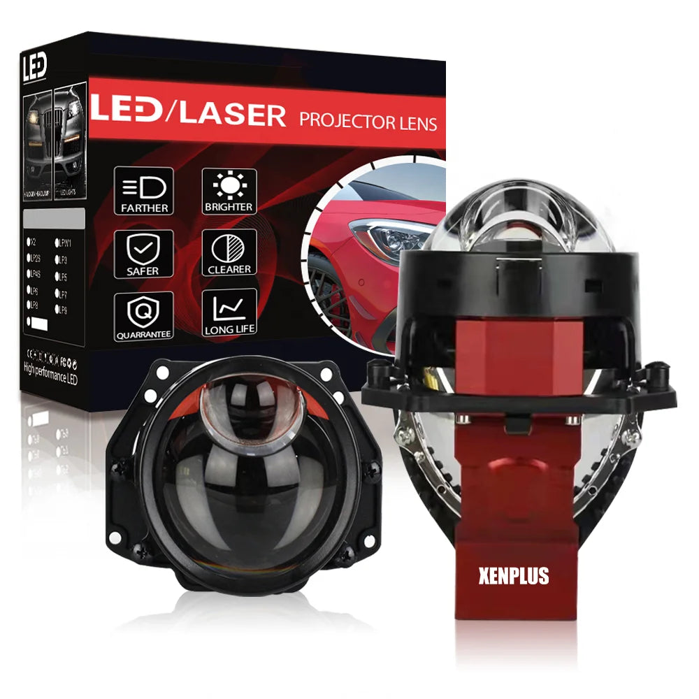 XENPLUS Factory Wholesale 3 Inch Big Power 120W Projector LHD 6000k 20000lm LED Headlights Hot Sell Laser Products